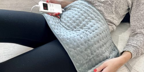 Large, Washable Heating Pad Just $12.79 Shipped for Amazon Prime Members | Heats Up Quickly