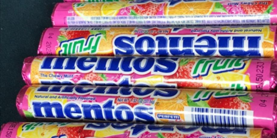 Mentos Chewy Candy Roll 6-Pack Only $3.45 Shipped on Amazon