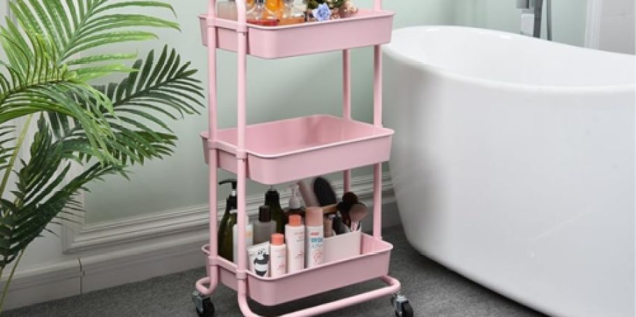 Utility Rolling Cart Only $19.99 Shipped on Amazon | Over 1,200 5-Star Ratings