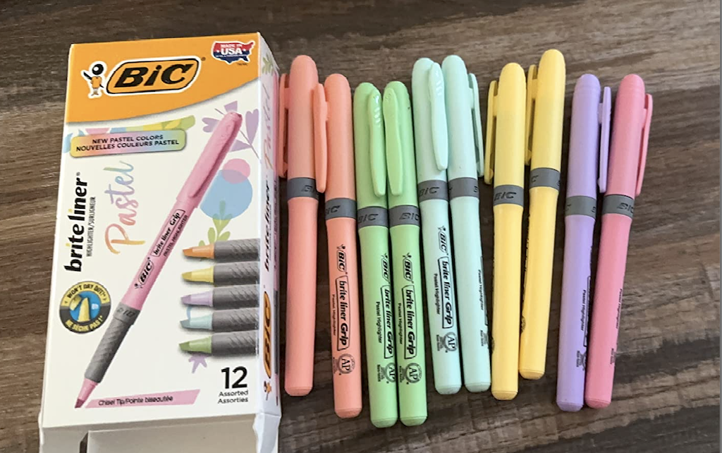 BIC Pastel Highlighters 12-Pack Only $5 Shipped on Amazon (Reg. $15)