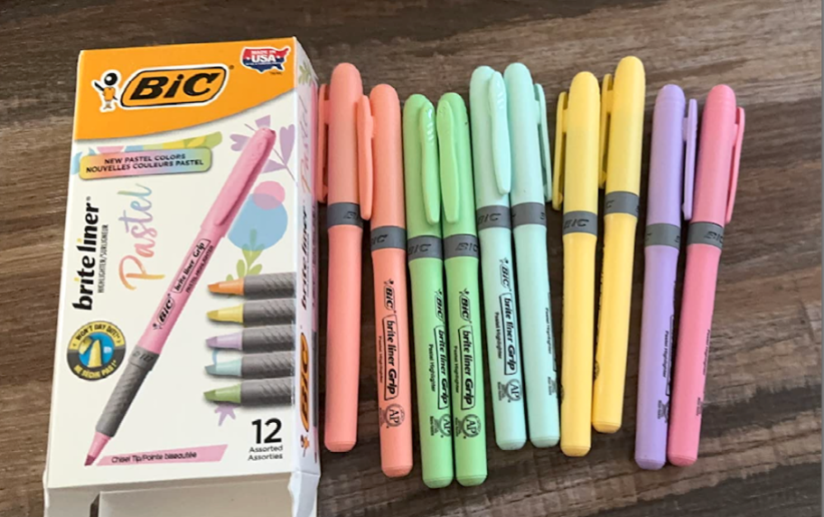 Bic pastel highlighters 