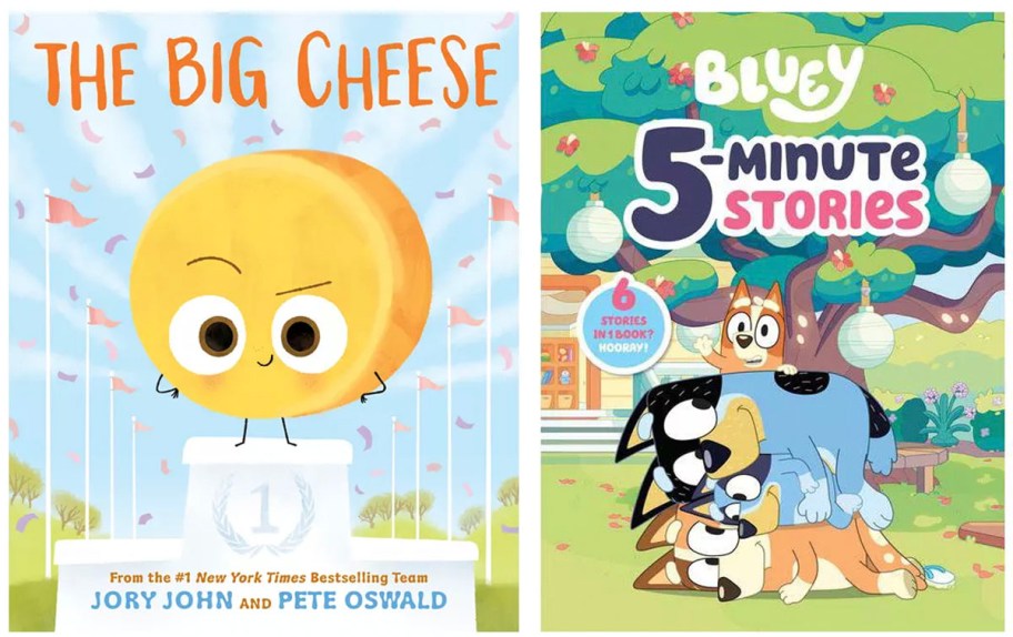 the big cheese and blue 5 minute stories books