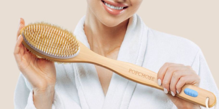 Double-Sided Dry Body Brush Only $4 on Amazon (Reg. $10)