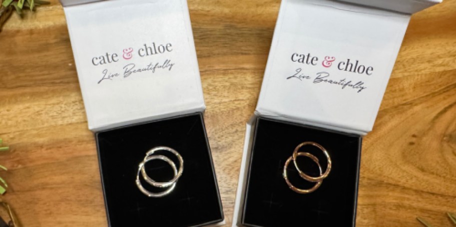 Trendy Cate & Chloe Hoop Earrings JUST $14.99 Shipped (Includes Box for Easy Gifting!)