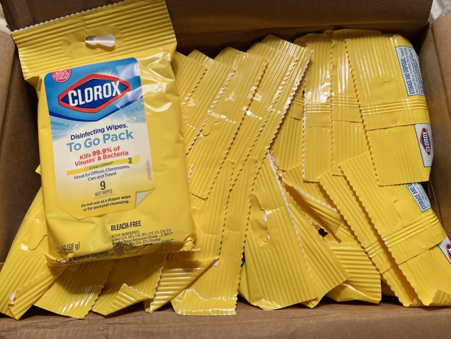 Clorox Disinfecting Wipes To Go Packs 24-Count Only $12 Shipped on Amazon (Just 51¢ Each!)