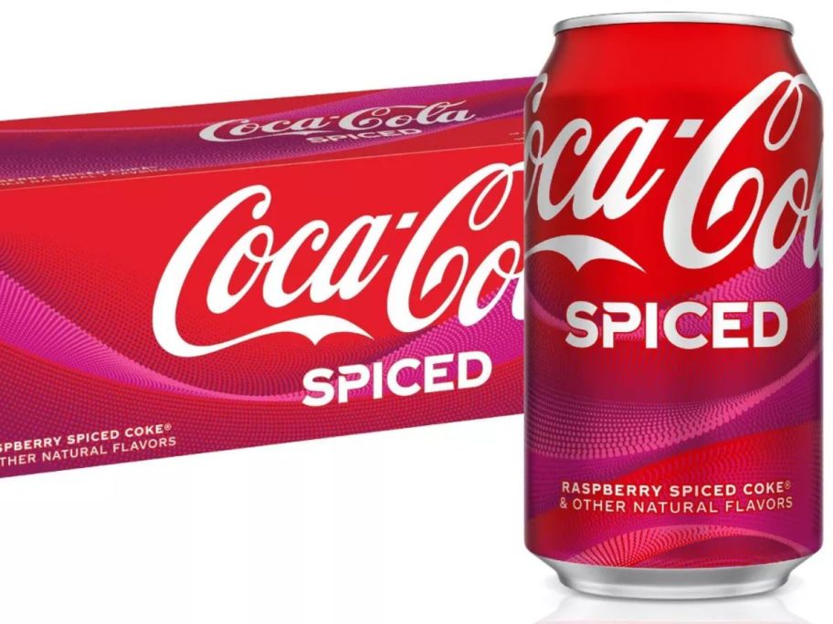 coca-cola-spiced-cans-4 خصم يصل إلى 30% على مشروبات كوكا كولا المعلبة الجديدة المتبلة في Target & Walmart |  12 عبوة بسعر 5.98 دولار!