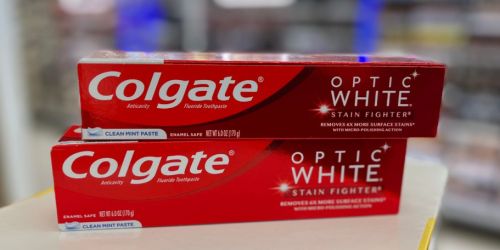 Two Colgate Optic White Toothpastes Only $1 After Walgreens Rewards