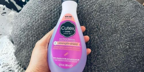 Cutex Strength Shield Nail Polish Remover Bottle Just $1.40 Shipped on Amazon