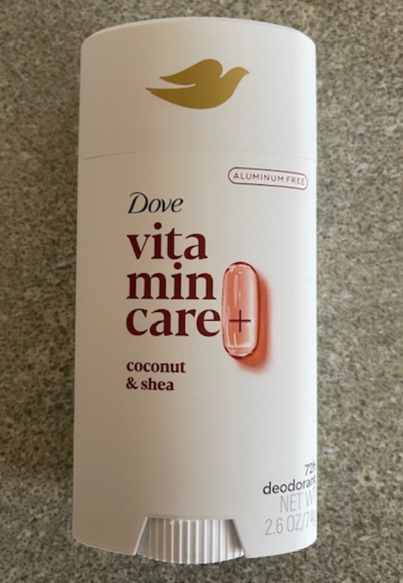 Dove deodorant submitted by happy friday reader Angela