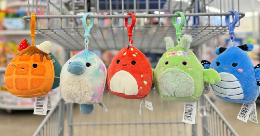 5 new squishmallow bag clip on from five below
