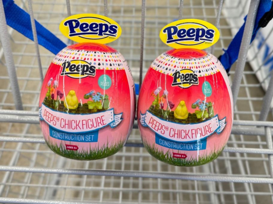 2 Peeps Easter Construction Set eggs in cart 