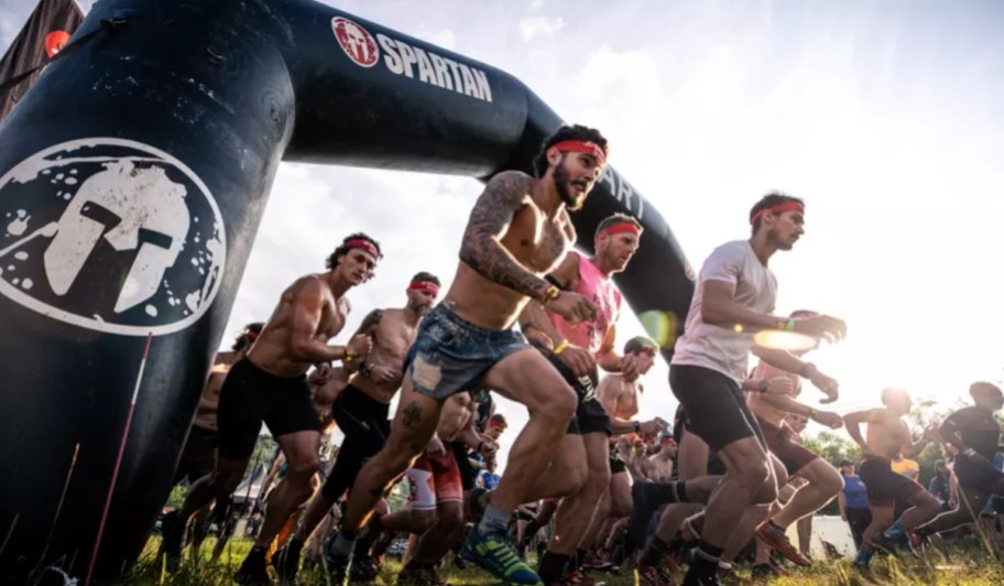 many people completing spartan race