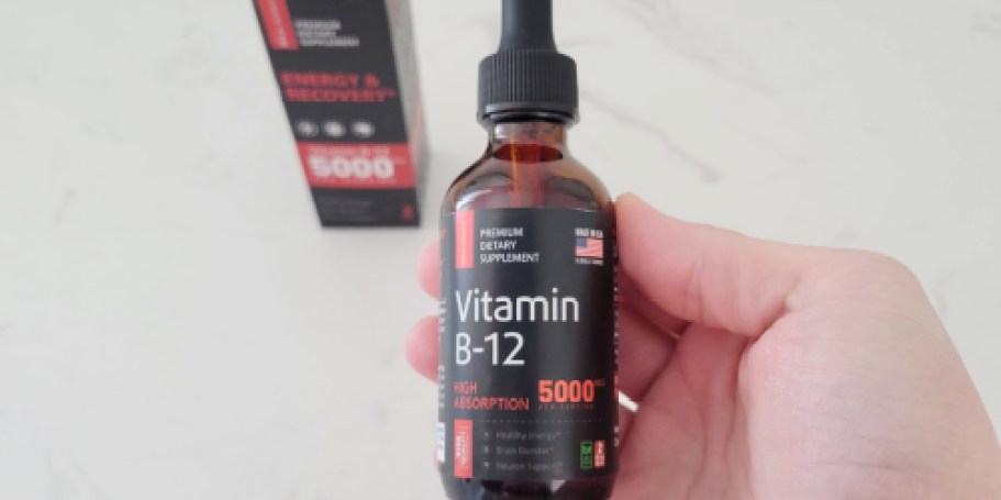 Over $20 Off Vitamin B12 Drops on Amazon | Boost Focus & Energy!