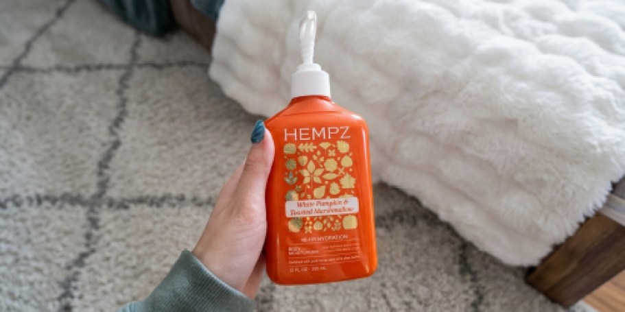 Up to 50% Off Hempz Lotions on Amazon | White Pumpkin Lotion Just $7.79 Shipped!