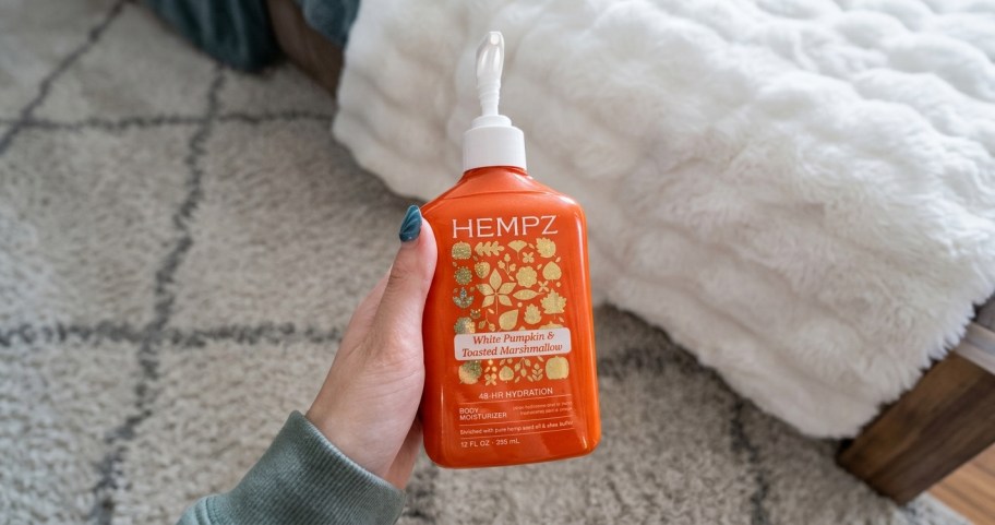 Up to 50% Off Hempz Lotions on Amazon | White Pumpkin Lotion Just $7.79 Shipped!
