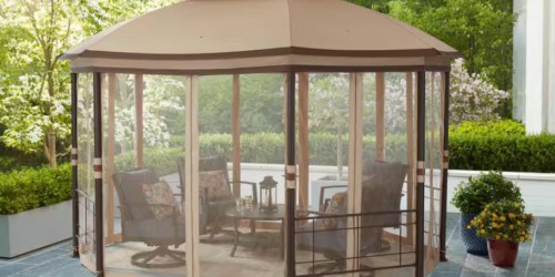 Octagonal Outdoor Gazebo with Canopy Just $275 Shipped on HomeDepot.com (Reg. $600)