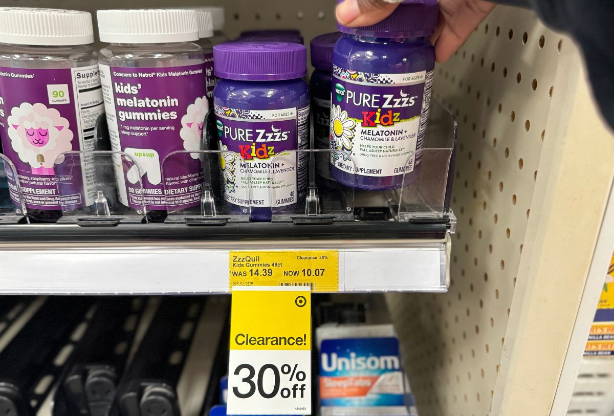 Target Health & Wellness Clearance Items | Pure Zzzs Melatonin Gummies Only $8.57 After Cash Back + More