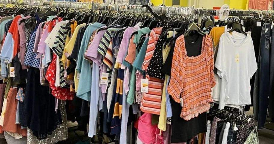 clearance rack with womens tops