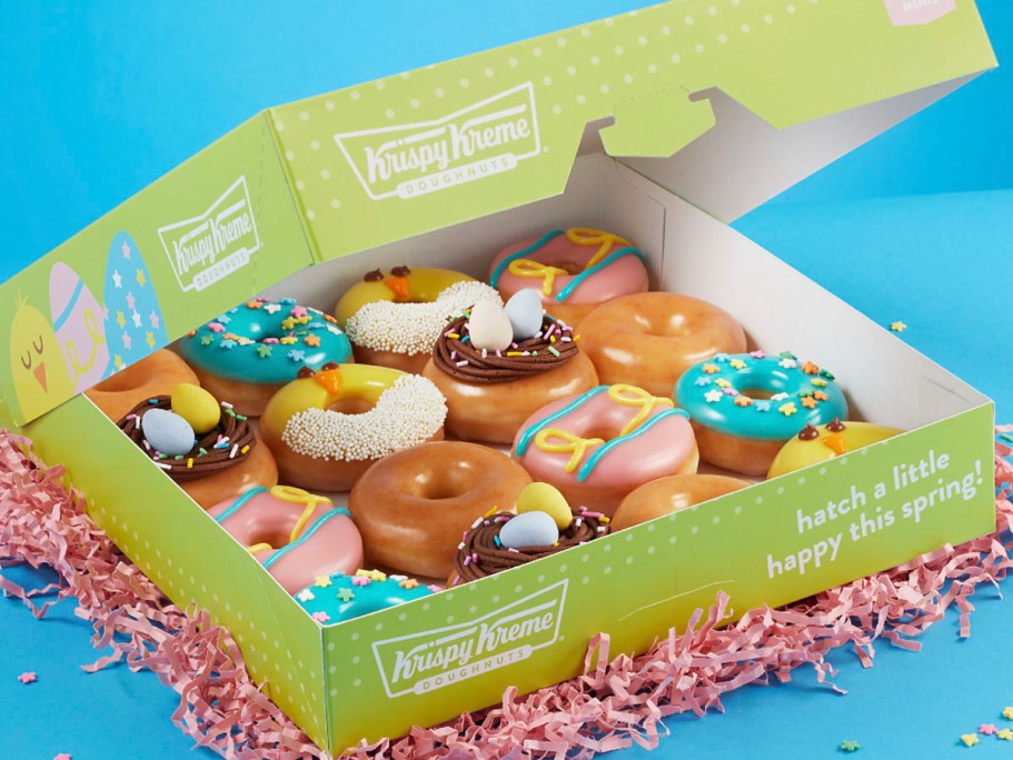 NEW Krispy Kreme Spring Mini Doughnuts Available Now
