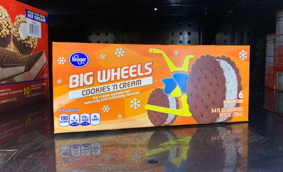 kroger big wheels ice cream on shelf 