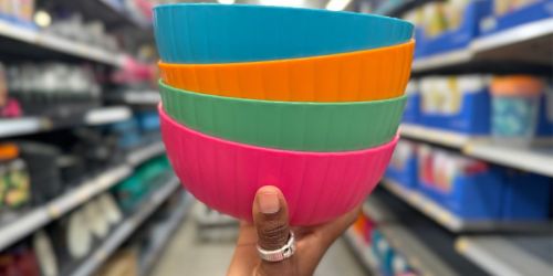 New Ribbed Plastic Dishes Just 50¢ at Walmart