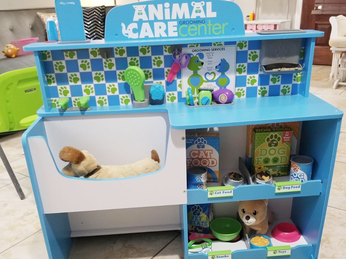 Melissa & Doug Vet & Groomer Wooden Activity Center Only 84.56 Shipped