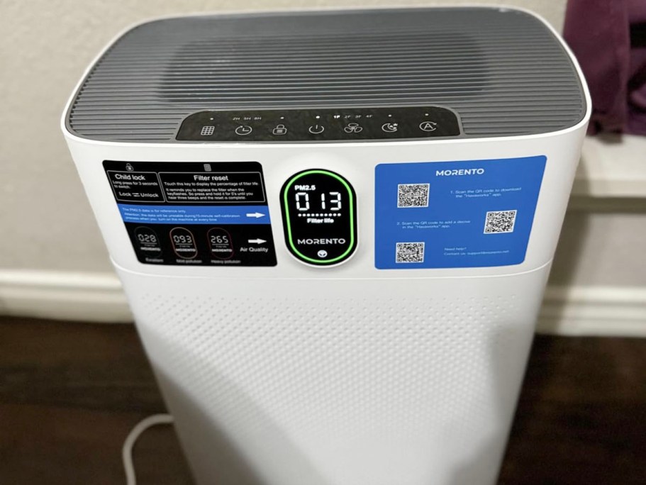 HEPA Air Purifier Only $66.53 Shipped on Amazon (Filters 99.97% of Pollutants)