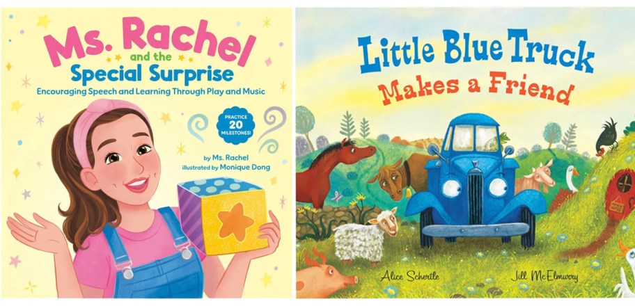 ms rachel and little blue truck books 