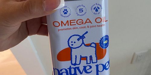 Native Pet Omega Oil 8oz Only $7 Shipped on Amazon | Over 6,000 5-Star Reviews