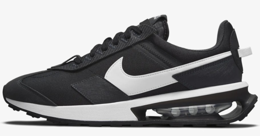 black and white men's Nike shoe