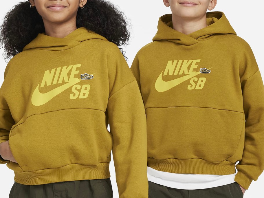 man and woman nike hoodies