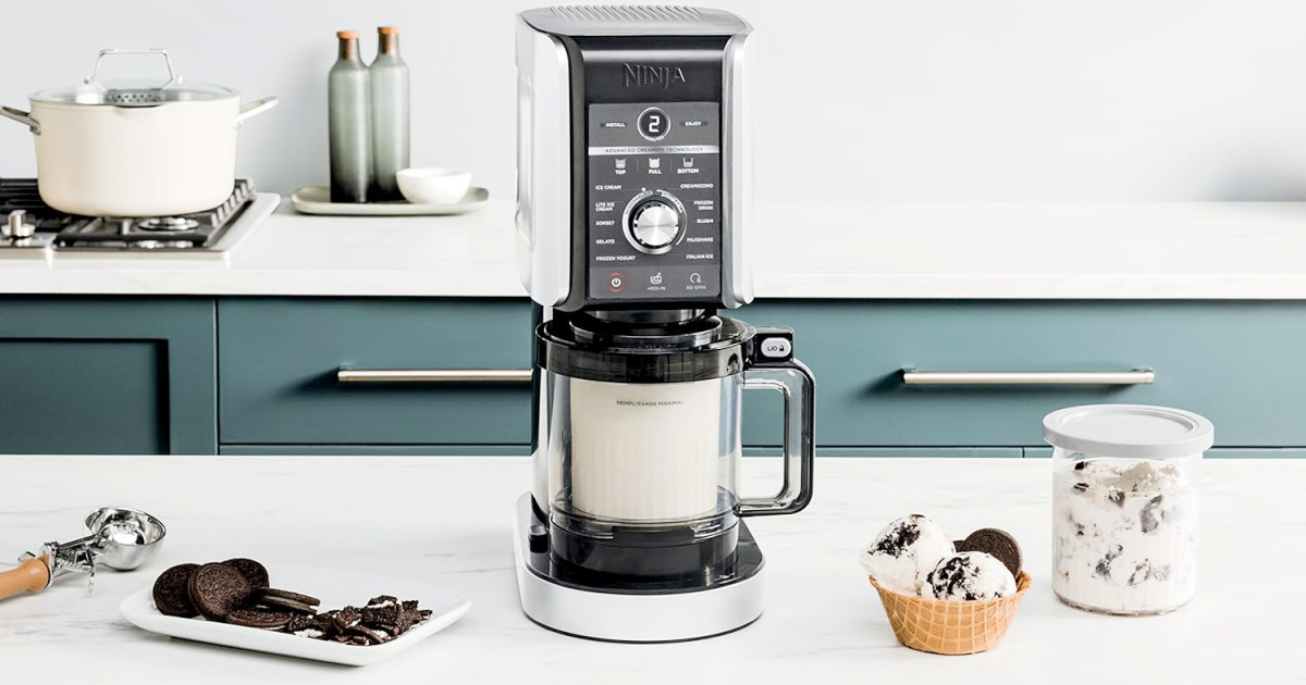 Ninja Creami Deluxe Ice Cream Maker + FOUR Extra Pints from ONLY $169.98 Shipped ($280 Value!)