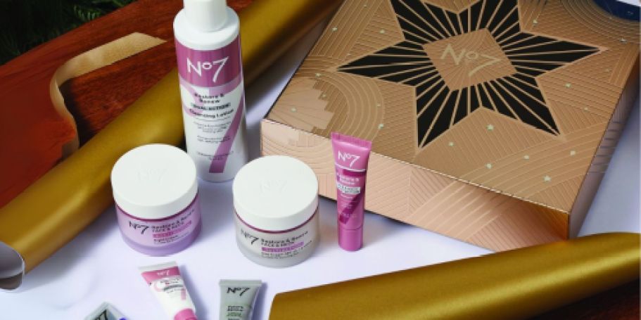 No7 Ultimate Skincare 6-Piece Set Only $27 on Walgreens.com | Includes FIVE Full Size Items