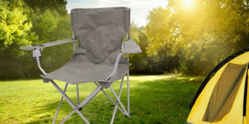 WOW! FOUR Ozark Trail Camp Chairs w/ Cup Holders Just $28 on Walmart.com (Only $7 Each)