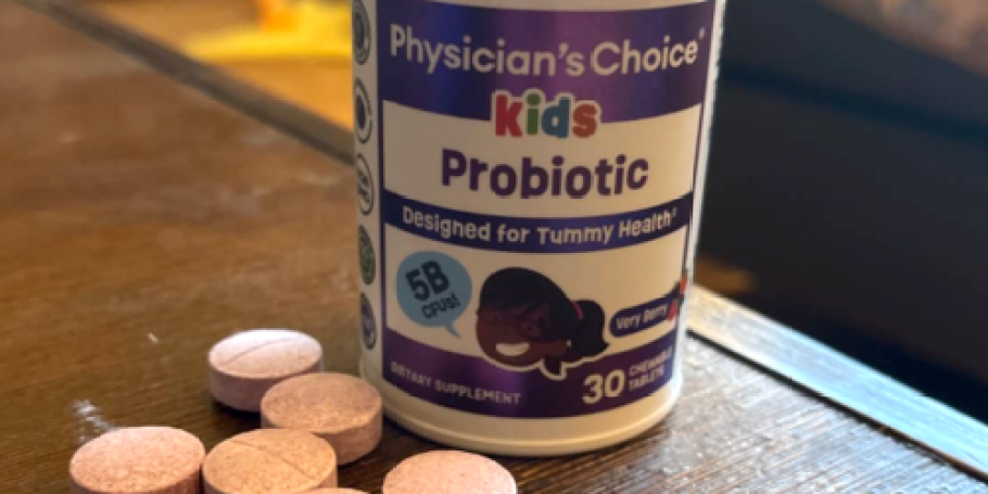 Up to 65% Off Physician’s Choice Probiotics | Kids 30-Count Chewables Only $6.48 Shipped