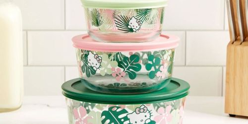 These Hello Kitty Pyrex Food Storage Sets are too Cute – Get Yours for as Low as $7.70!