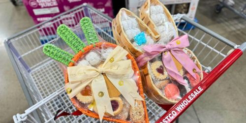 How Cute are These Costco Easter Baskets Filled with Cookies? And Only $19.99!