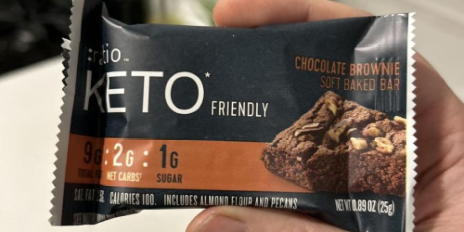 :ratio KETO Friendly Soft Baked Brownie Bars 6-Count Only $5.24 Shipped on Amazon