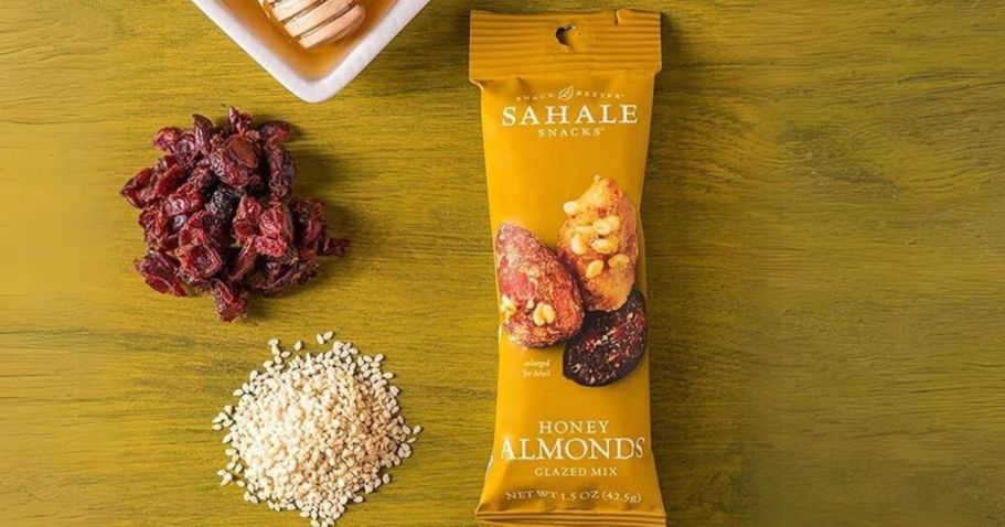 Sahale Snacks Honey Almonds Glazed Mix 18-Pack $13.63 Shipped on Amazon