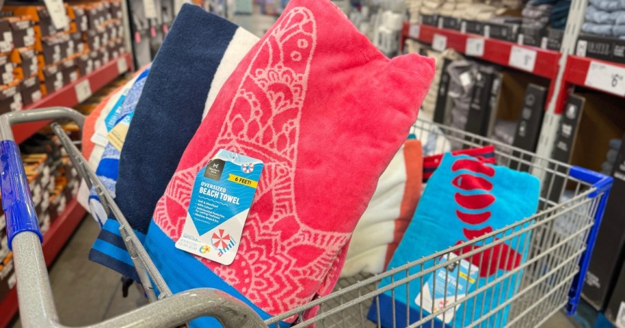 Sam’s Club Beach Towel 2-Packs from $13.98 (Just $6.99 Each)