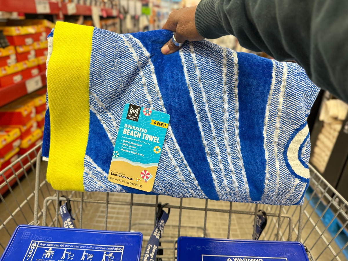Sam's Club Beach Towels JUST 6.98 (Great Reviews & May Sell Out