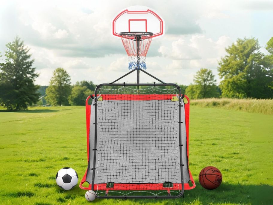 segmart all in one sports set on grass