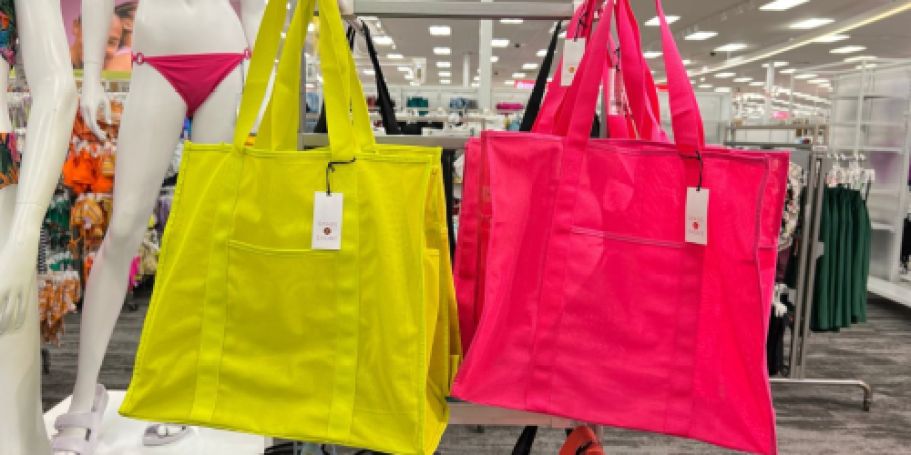 Shade & Shore Tote Bags Just $7 at Target | Perfect for Summer!