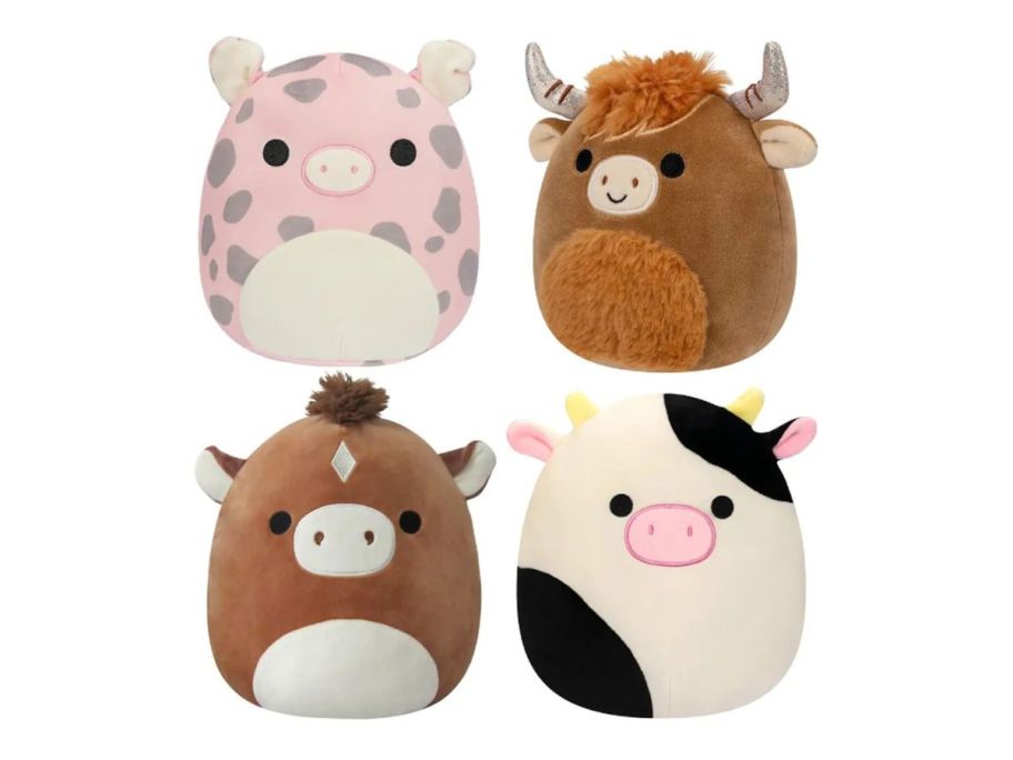 Squishmallows 5" Plush Farm Animals stock images