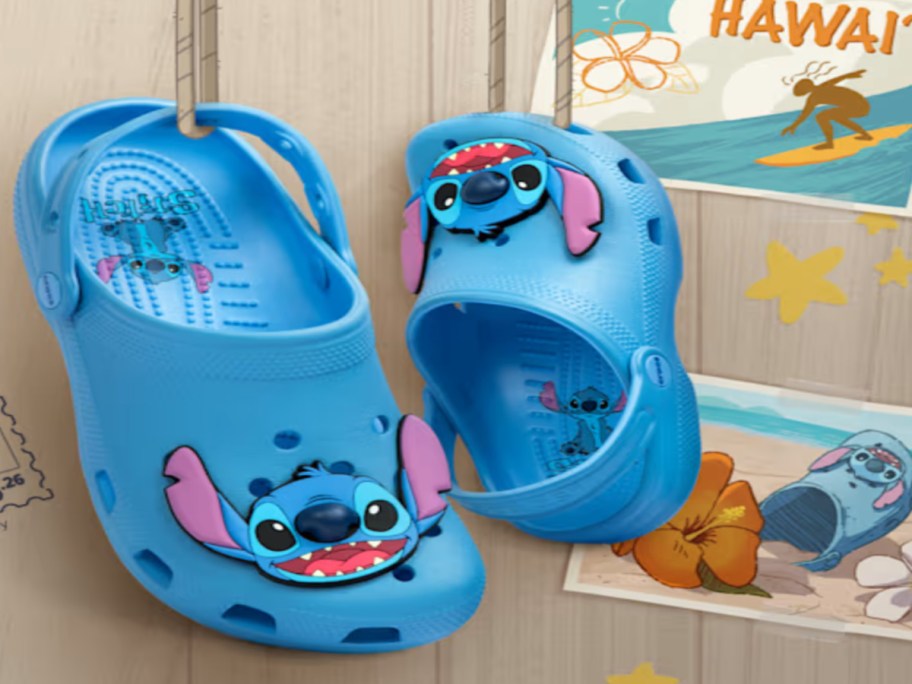 NEW Stitch Crocs Clogs, Slides, & Jibbitz Available Now