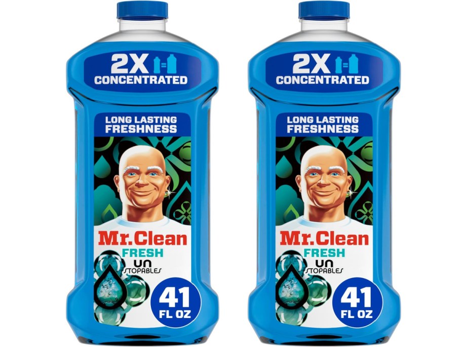 stock-images-of-Mr-Clean-2x-Concentrate مستر كلين منظف الأسطح المتعددة المركز بسعر 3.69 دولار فقط، ويتم شحنه على أمازون (سعر قياسي 6 دولارات)