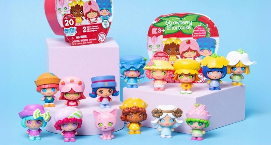 the entire collection of 20 strawberry shortcake cheebees