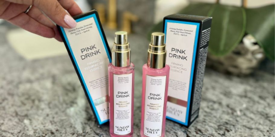 Get 50% OFF Sunday Riley Pink Drink 2-Pack + Free Shipping (Today Only!) | Firms & Revitalizes Skin