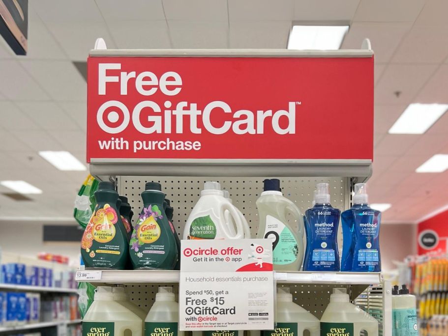 Over $50 Worth of Target Household Items ONLY $9.61 After Gift Card + Pickup Deal Idea!