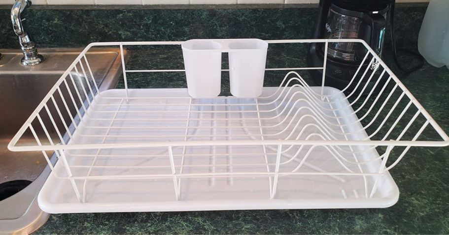 Dish Drainer Rack w/ Drying Board Just $11.99 Shipped on Woot.com
